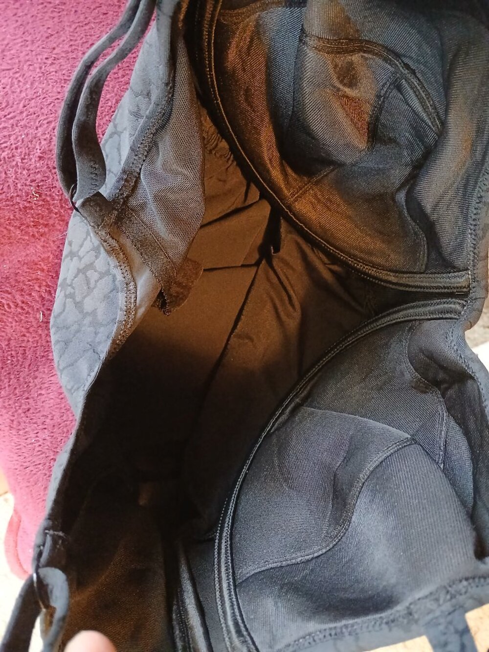 Fantasie Black Ruched Underwire Tankini Top 38F Boho Chic Swimwear Resortwear - Picture 6 of 8